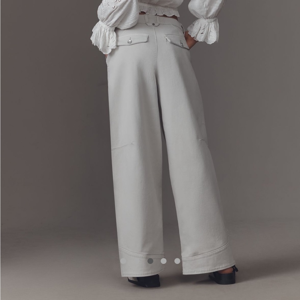 NWT Pilcro Mid-Rise Curve Wide-Leg Pants - Picture 2 of 11